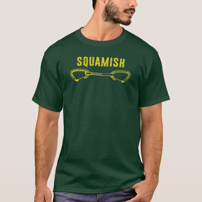 Camiseta Escalada Esmagada - Desenho Rápido (Frente)