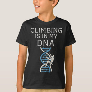 Camiseta Escalada Está No Meu Gráfico De Hélice De Dna