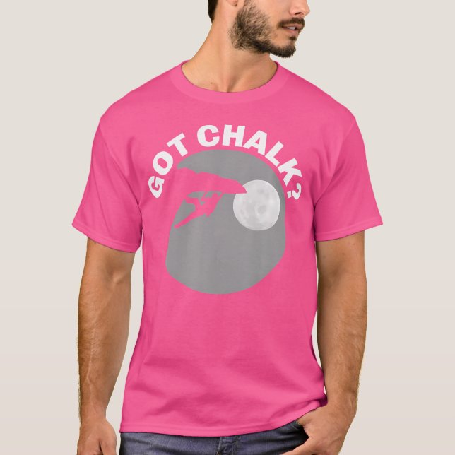 Camiseta Escalada Got Chalk Mountain para Escaladores de Bl (Frente)