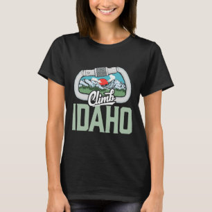 Camiseta Escalada Idaho - Escalada em Rocha Retro Carabiner