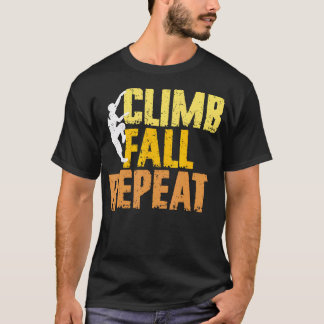 Camiseta Escalada Indoor em Rocha Cair