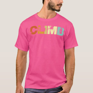 Camiseta Escalada Letras Retro Rock Clima Mulheres Gi
