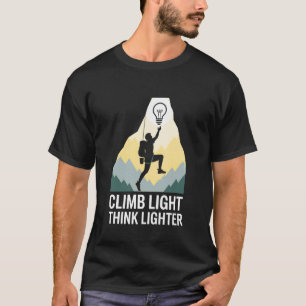Camiseta Escalada Leve Pense Mais Leve Escalador