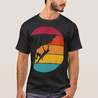 Camiseta Escalada Livre Solo Retro Climber Bouldering Monta