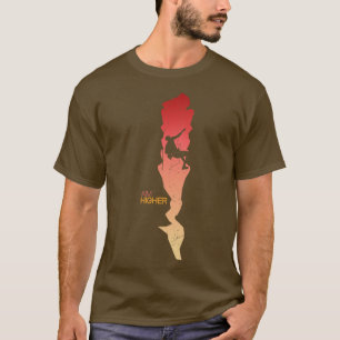 Camiseta Escalada Motivacional De Mais alto