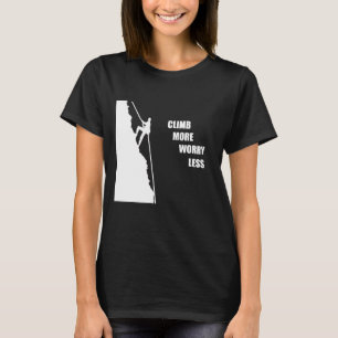 Camiseta Escalada motivacional dizendo