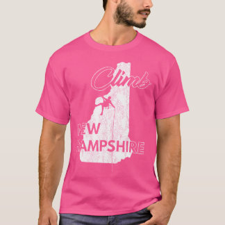 Camiseta Escalada New Hampshire Escalada em Rocha Escalador