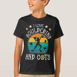 Camiseta Escalada Retro Vintage Eu Amo Bouldering E