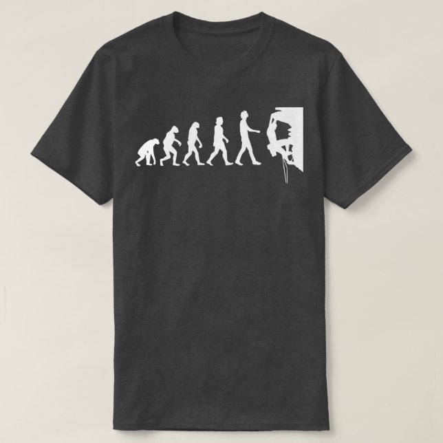 Camiseta Escaladar Boulder Evolution Subindo Esporte (Frente do Design)