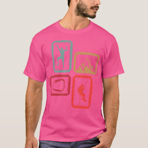 Camiseta Escalador de Boulder Montanhas Homens Crianças Men