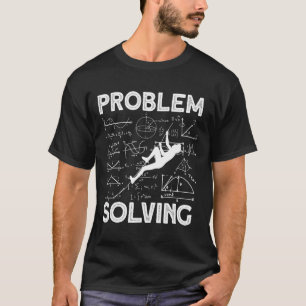 Camiseta Escalador de resolução de problemas Escalada Bould