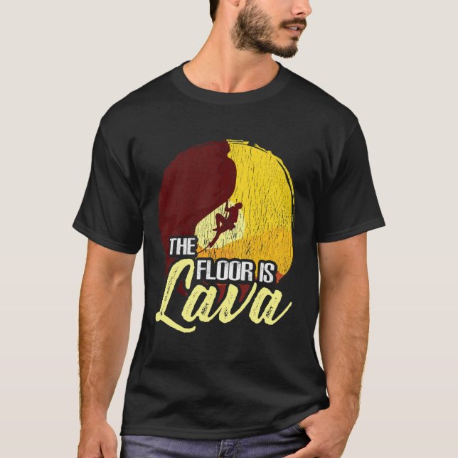 Camiseta Escalador Engraçado Escalada em Rocha Bouldering O (Frente)