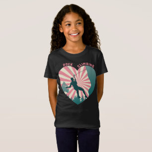 Camiseta Escaladora de rock e amante de escalada