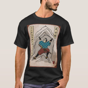 Camiseta Escalando a Montagem Samurai