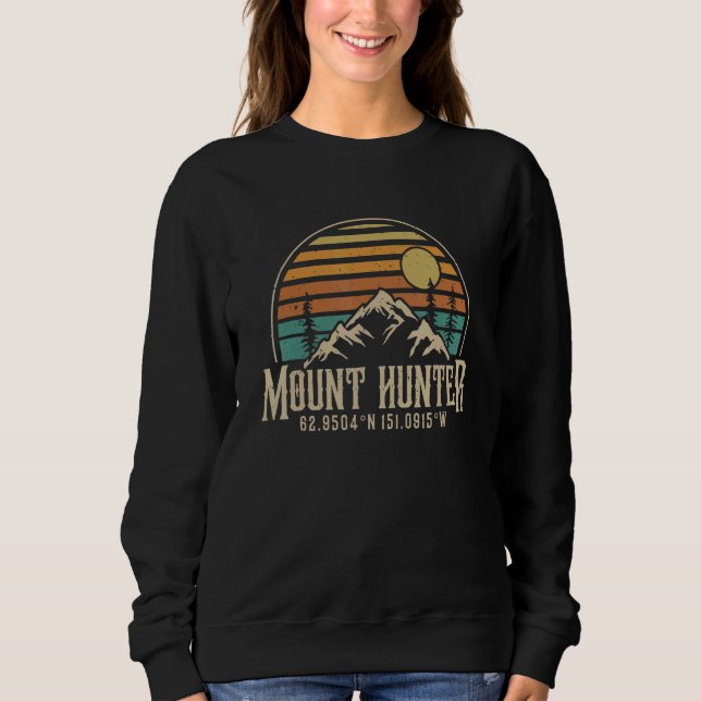 Camiseta Escalando o Mt Hunter Alaska Montanha Hiking Monte (Frente)