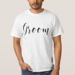 Camiseta Escalão de Tipografia de Script de Tendy<br><div class="desc">Trendy e design de festas de noiva.</div>