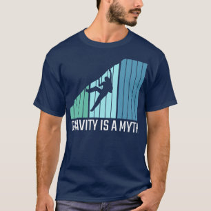 Camiseta Escalar a Gravidade é um Mito