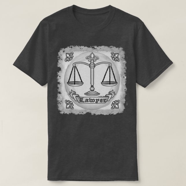 Camiseta Escalas de Justiça (Frente do Design)