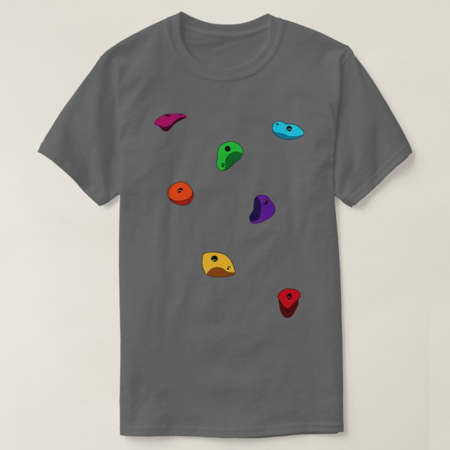 Camiseta Escalas De Pedra Para Escalar Para Homens (Frente do Design)