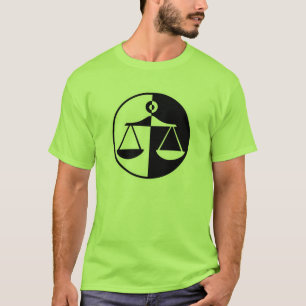 Camiseta Escalas verdes de justiça