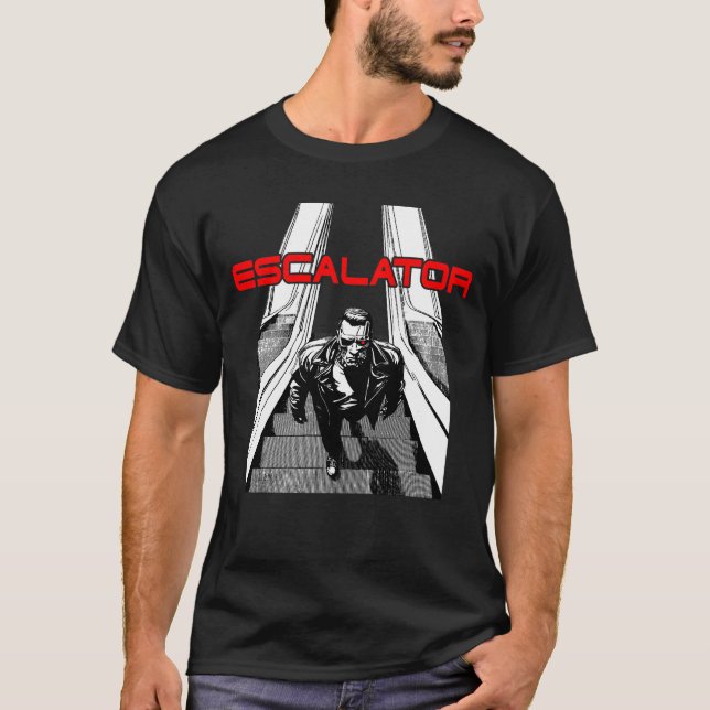 Camiseta ESCALATOR ! - Le robot est de retour (Frente)