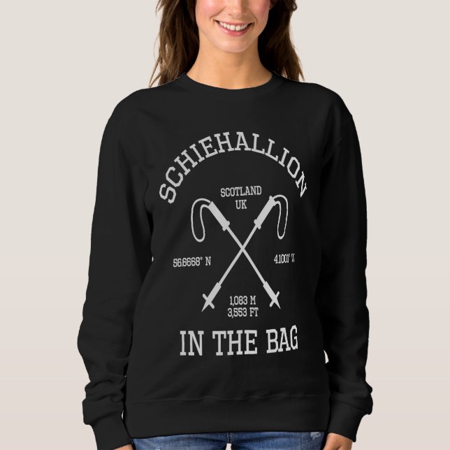 Camiseta Escalou Schiehallion Peak Bagger Caminhada Escócia (Frente)