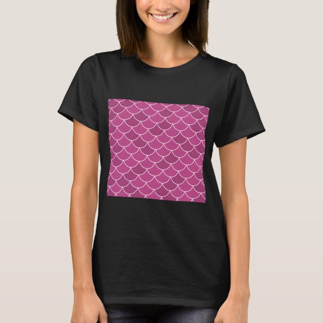 Camiseta Escamas de peixe amora (Frente)