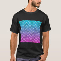 Escamas de Peixe Rosa Azul