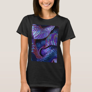 Camiseta Escamas Roxas