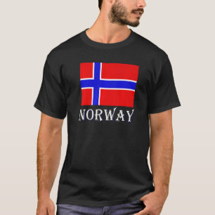 Camiseta Escandinávia Bandeira norueguesa Países Nórdicos N