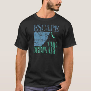 Camiseta Escapar Da Aventura De Subida Normal De Montanha 1