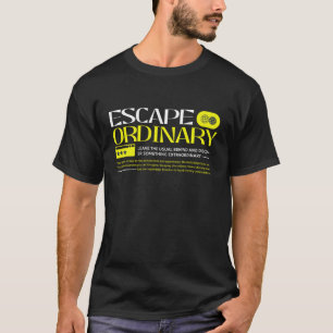 Camiseta Escapar do Ordinário - Streetwear Tipografia Urban