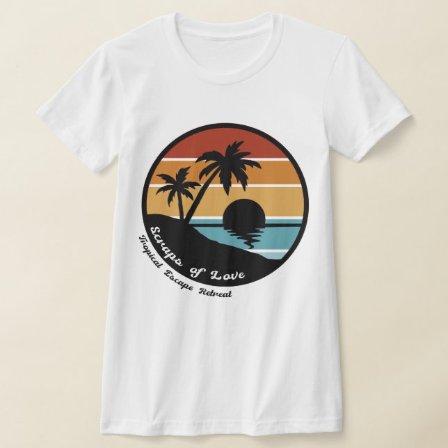 Camiseta Escapar Tropicalmente do Amor (Postura )
