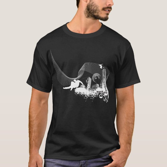 Camiseta Escape a cidade (escura) (Frente)