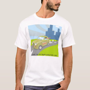 Camiseta Escape a competição desenfreada quando você pud