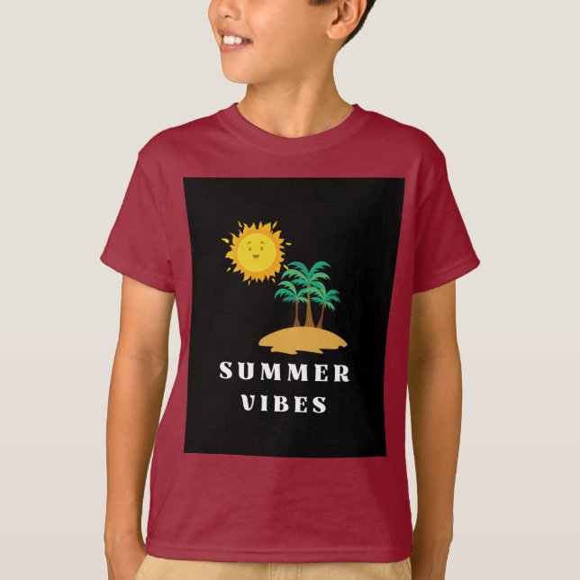 Camiseta Escape da Ilha das Víbias de Verão (Frente)