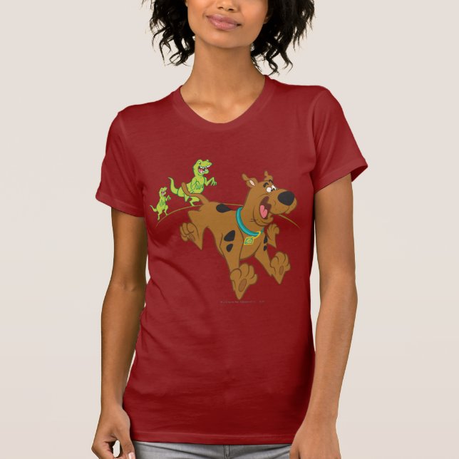 Camiseta Escape do dinossauro Scooby-Doo (Frente)