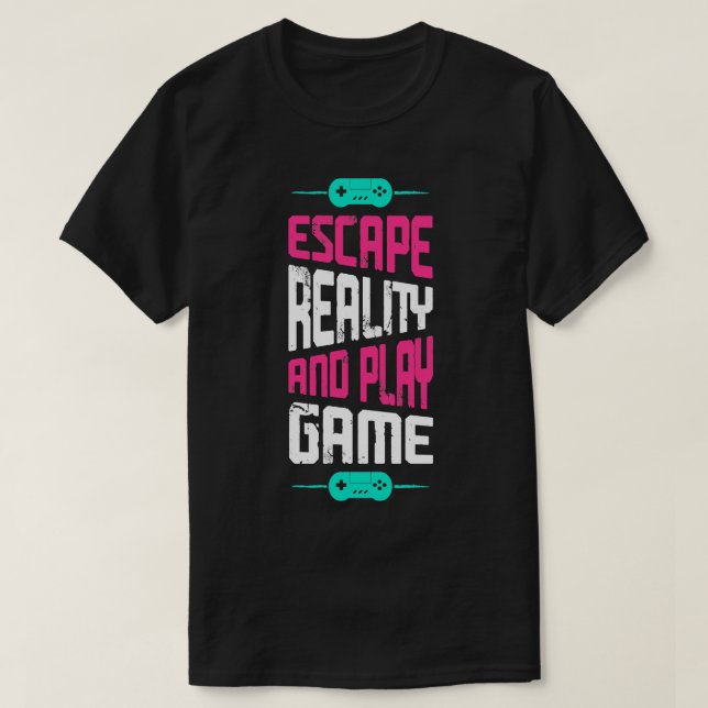 Camiseta Escape e Reprodução (Frente do Design)