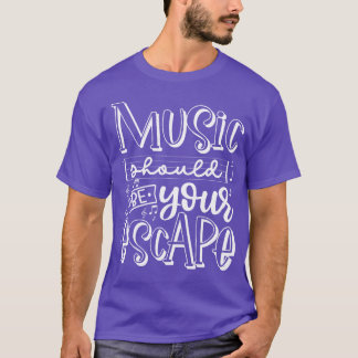 Camiseta Escape em um amigo da Música