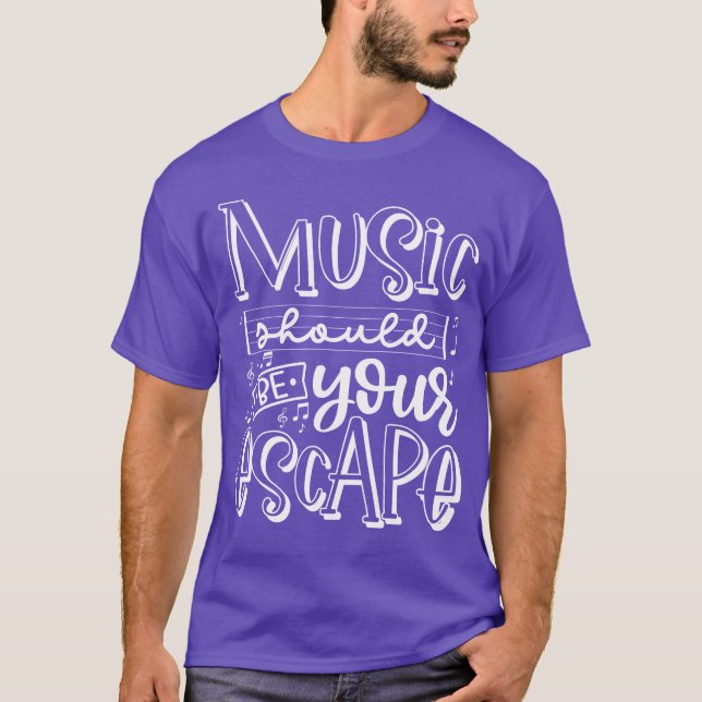 Camiseta Escape em um amigo da Música (Frente)