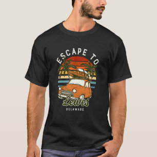Camiseta Escape Para Lewes Beach Delaware Ocean De Summer V