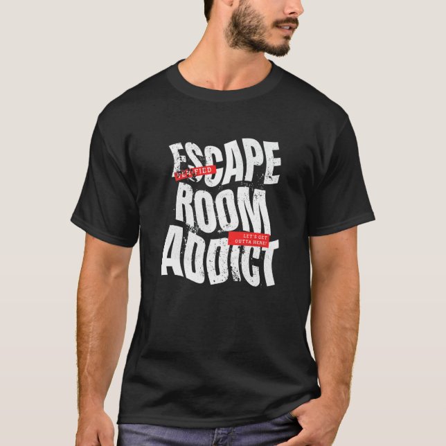 Camiseta Escape Room Addict Urban Style (Frente)