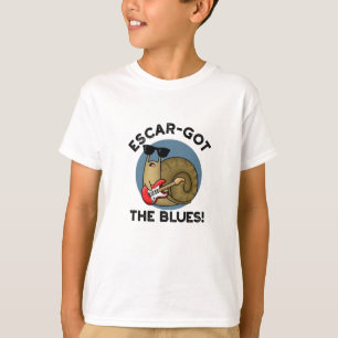 Camiseta Escar Arranjou O Arco-Caracol Blues Cute Escargot