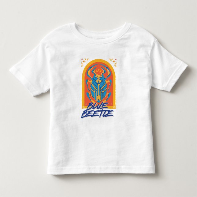 Camiseta Escaravelho Azul Talavera Gráfico (Frente)