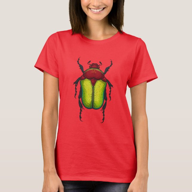 Camiseta Escaravelho da flor (Frente)