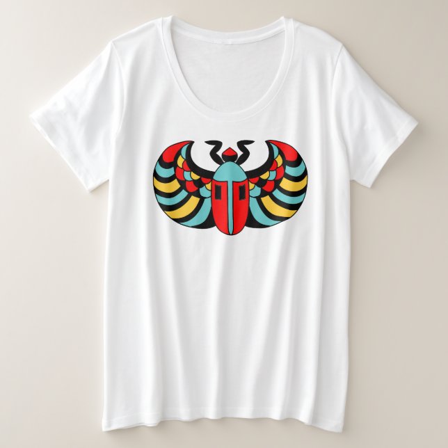 Camiseta Escaravelho Pop brilhante Escaravelho Vermelho Ama (Frente do Design)