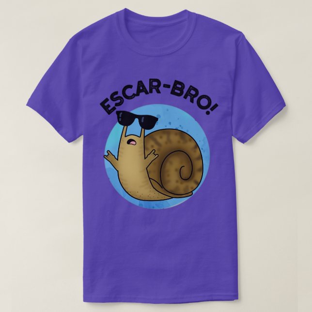 Camiseta Escarbro Cute French Escargot Snail Pun (Frente do Design)