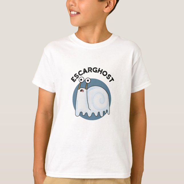 Camiseta Escarghost Funny French Ghost Snail Pun (Frente)