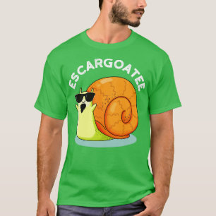Camiseta Escargoatee Cute French Snail Escargot Pun