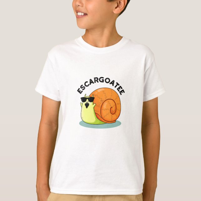 Camiseta Escargoatee Funny Snail Escargot Pun (Frente)